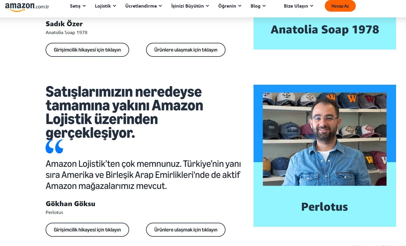 Perlotus Türkiye Amazon Lojistik ile Büyüyor