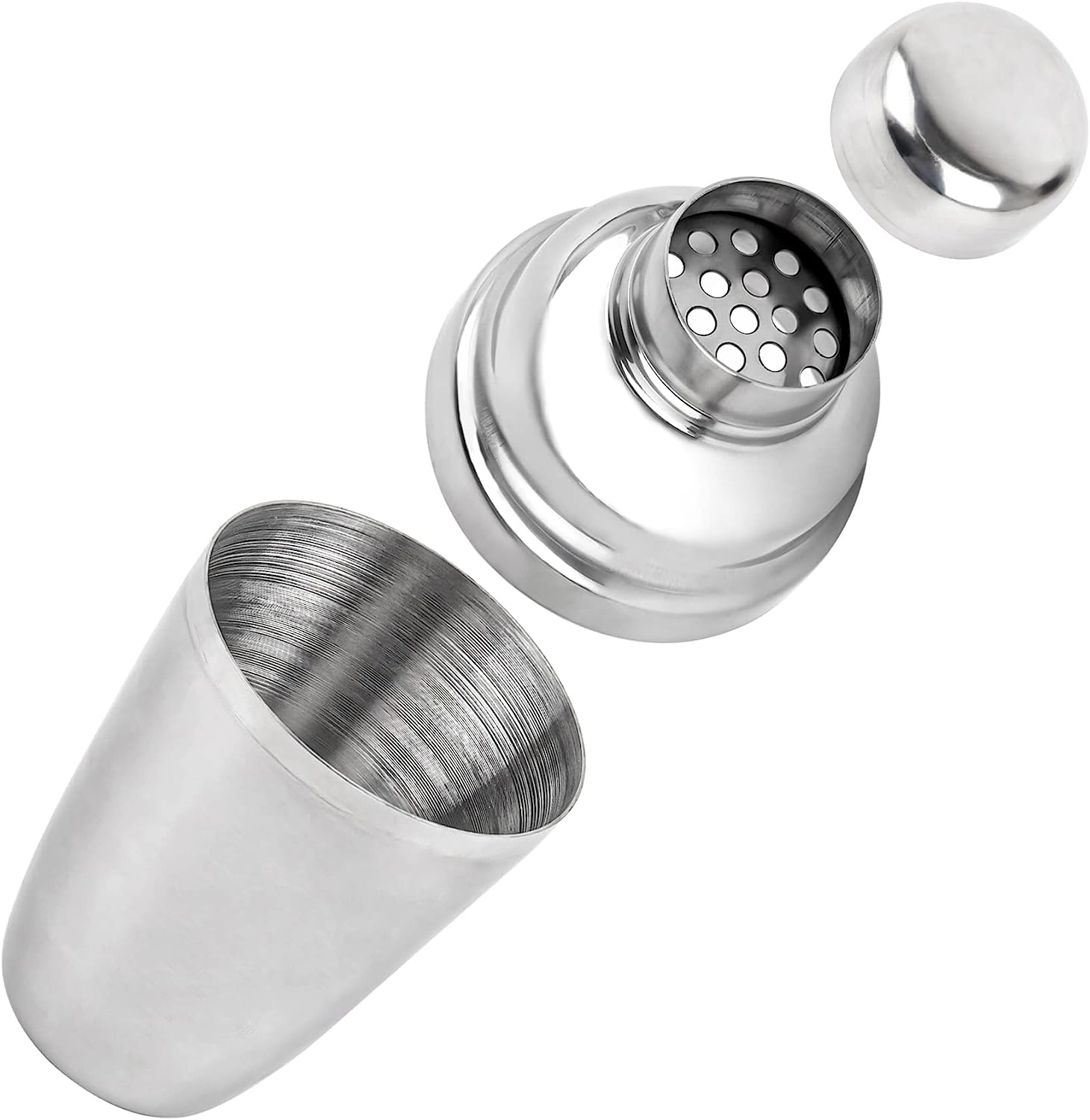 Perlotus 550 CC Çelik Kokteyl Shaker Karıştırıcı